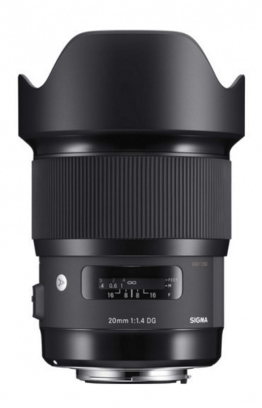 Sigma 20mm f1.4 DG HSM Art lens