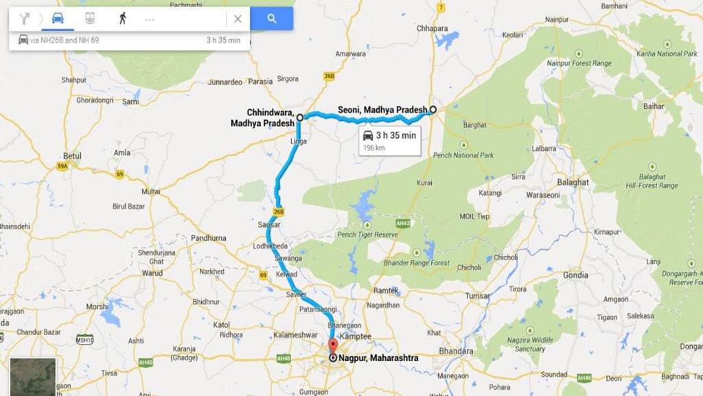 Seoni-Chhindwara-Nagpur alternative route should be considered