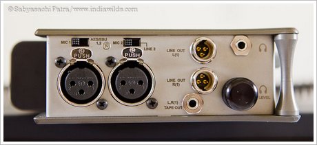 SD 702T sound recorder left panel